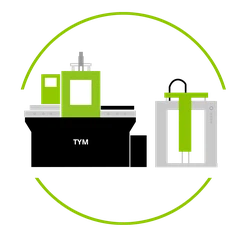 Máquinas de moldeo por inyección verticales